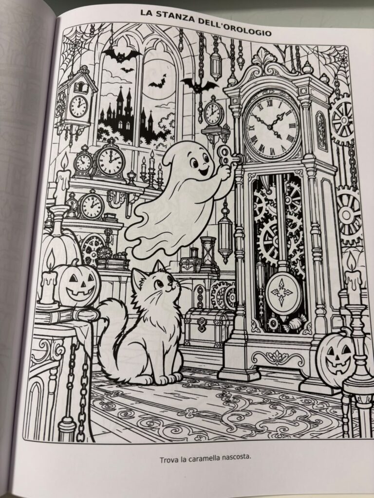 libri di halloween da colorare