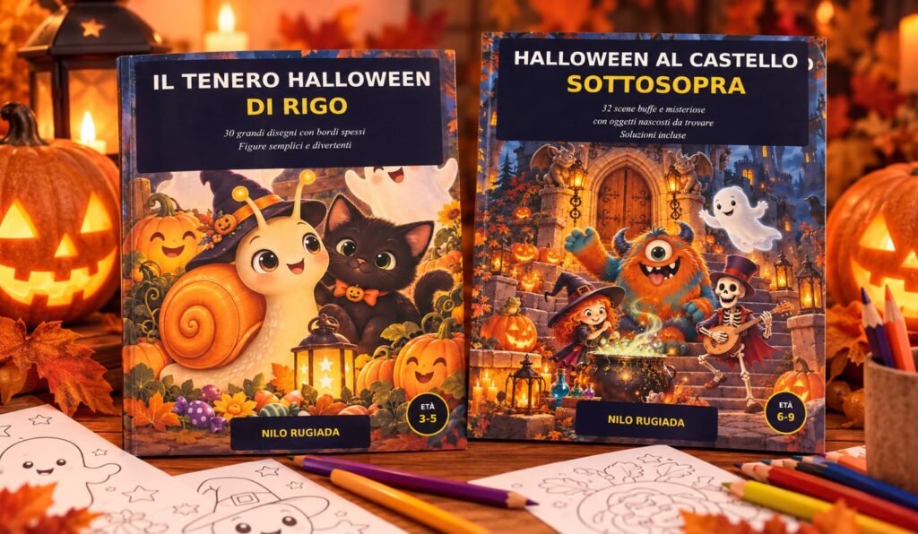 libri di halloween da colorare